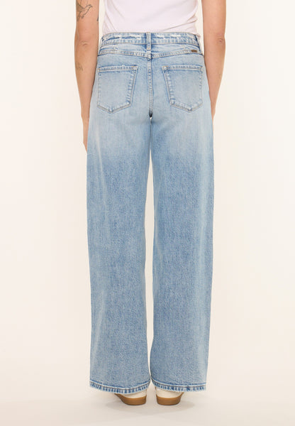 Maurices KanCan™ High Rise Ripped Wide Leg Jean