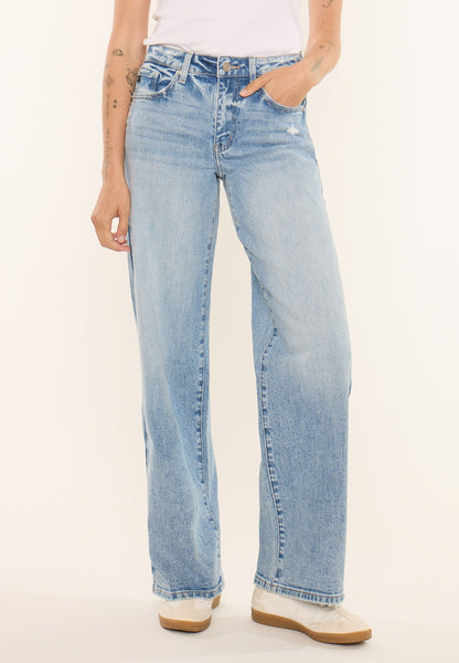 Maurices KanCan™ High Rise Ripped Wide Leg Jean
