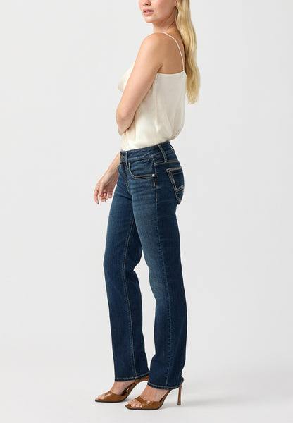 Maurices Petite Silver Jeans Co.® Elyse Mid Rise Classic Straight Jean