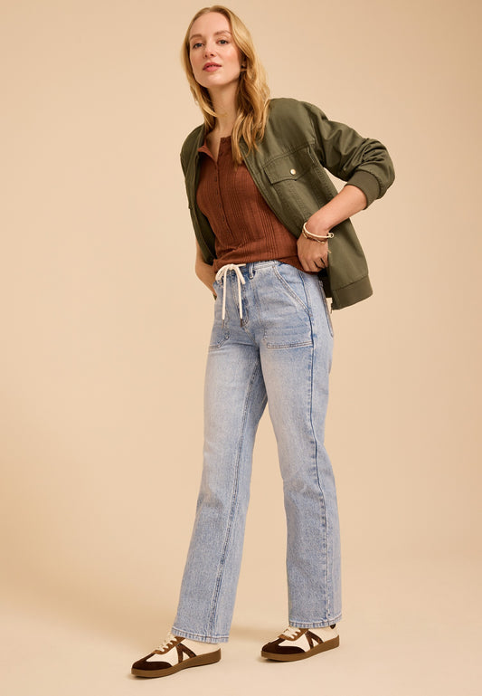Maurices KanCan™ Mid Rise Pull On Relaxed Straight