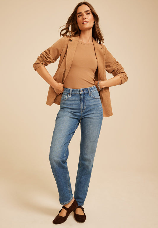 Maurices edgely™ 90s High Rise Straight Leg Jean