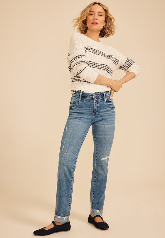 Maurices KanCan™ High Rise Double Button Straight Jean