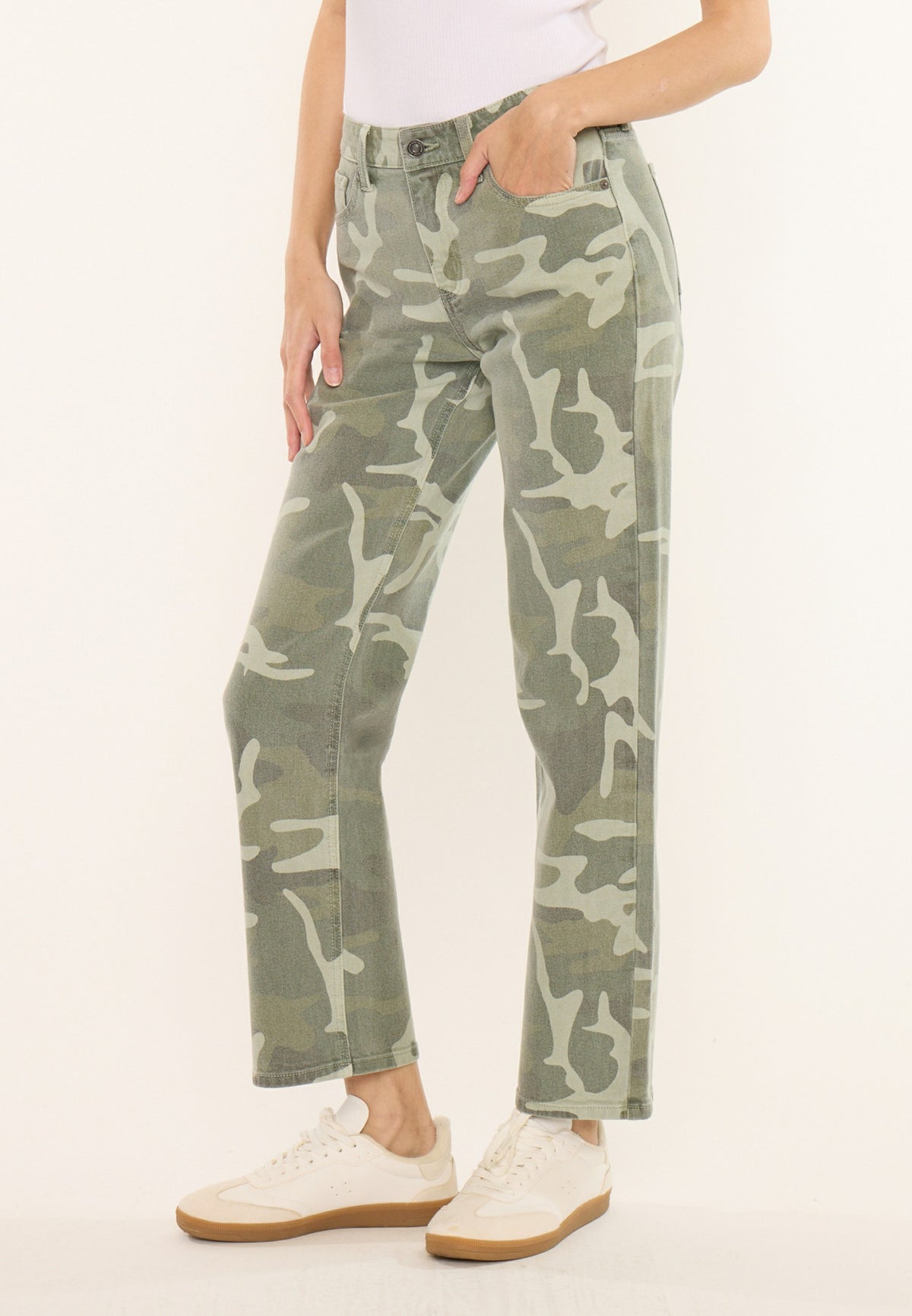Maurices KanCan™ High Rise Camo Relaxed Straight Jean
