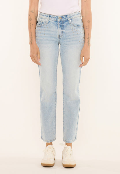 Maurices KanCan™ Mid Rise Studded Straight Leg Jean