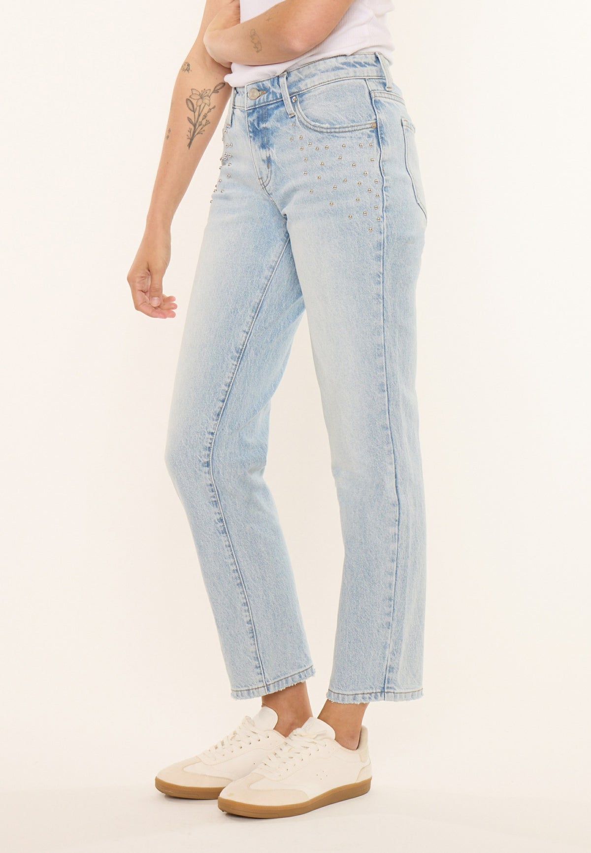 Maurices KanCan™ Mid Rise Studded Straight Leg Jean