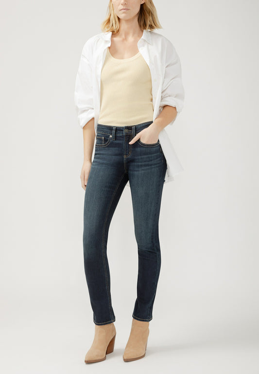 Maurices Silver Jeans Co.® Suki Curvy Mid Rise Straight Jean