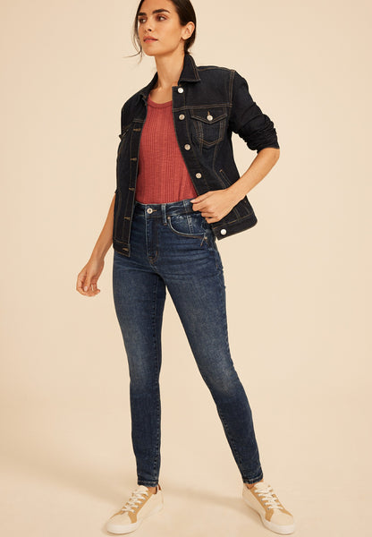 Maurices edgely™ High Rise Waist Detail Skinny Jean