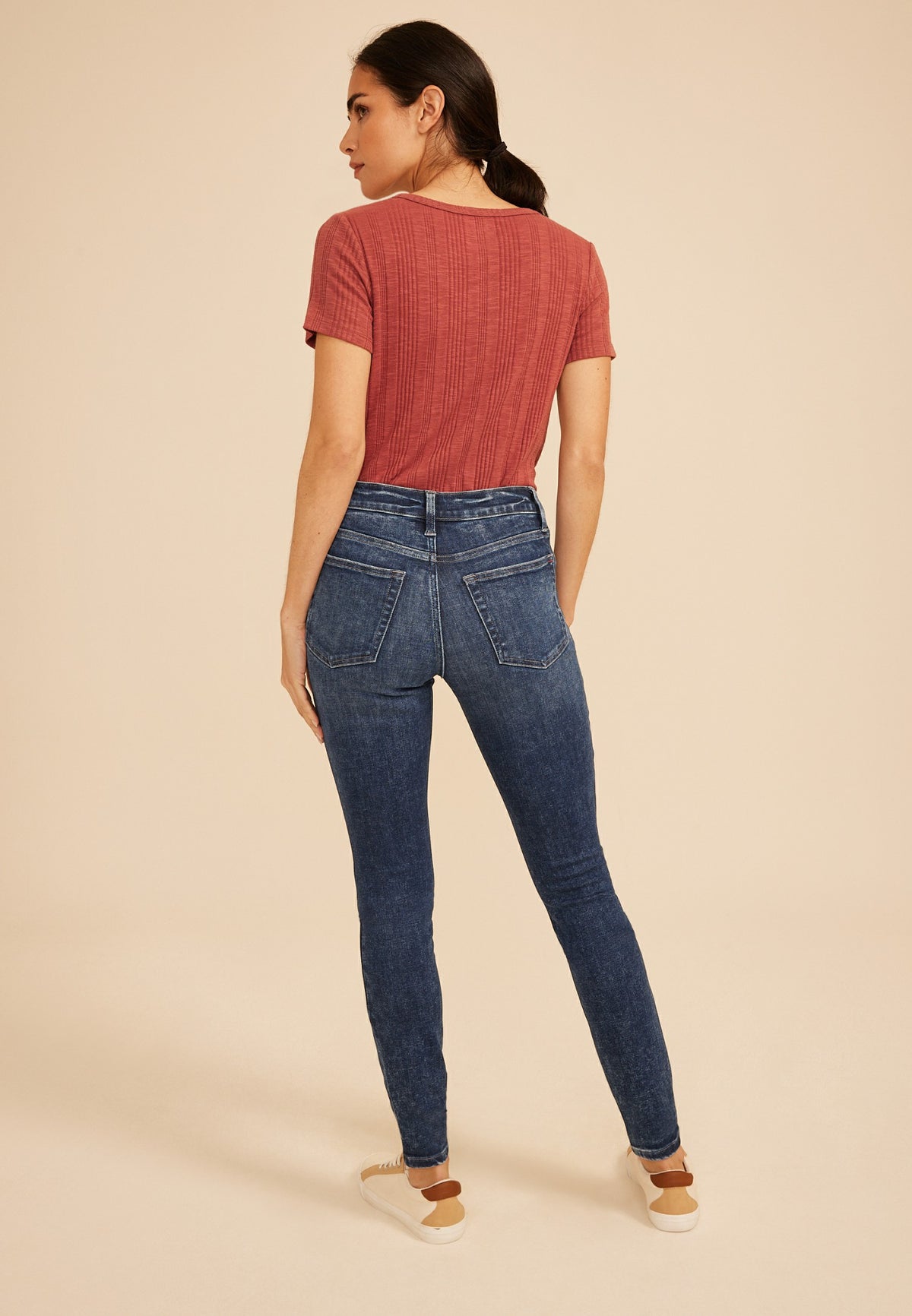 Maurices edgely™ High Rise Waist Detail Skinny Jean