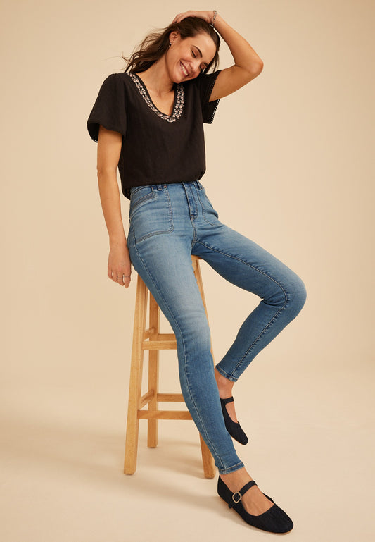 Maurices m jeans by maurices™ Cool Comfort Mid Rise Pork Chop Pocket Jeggings