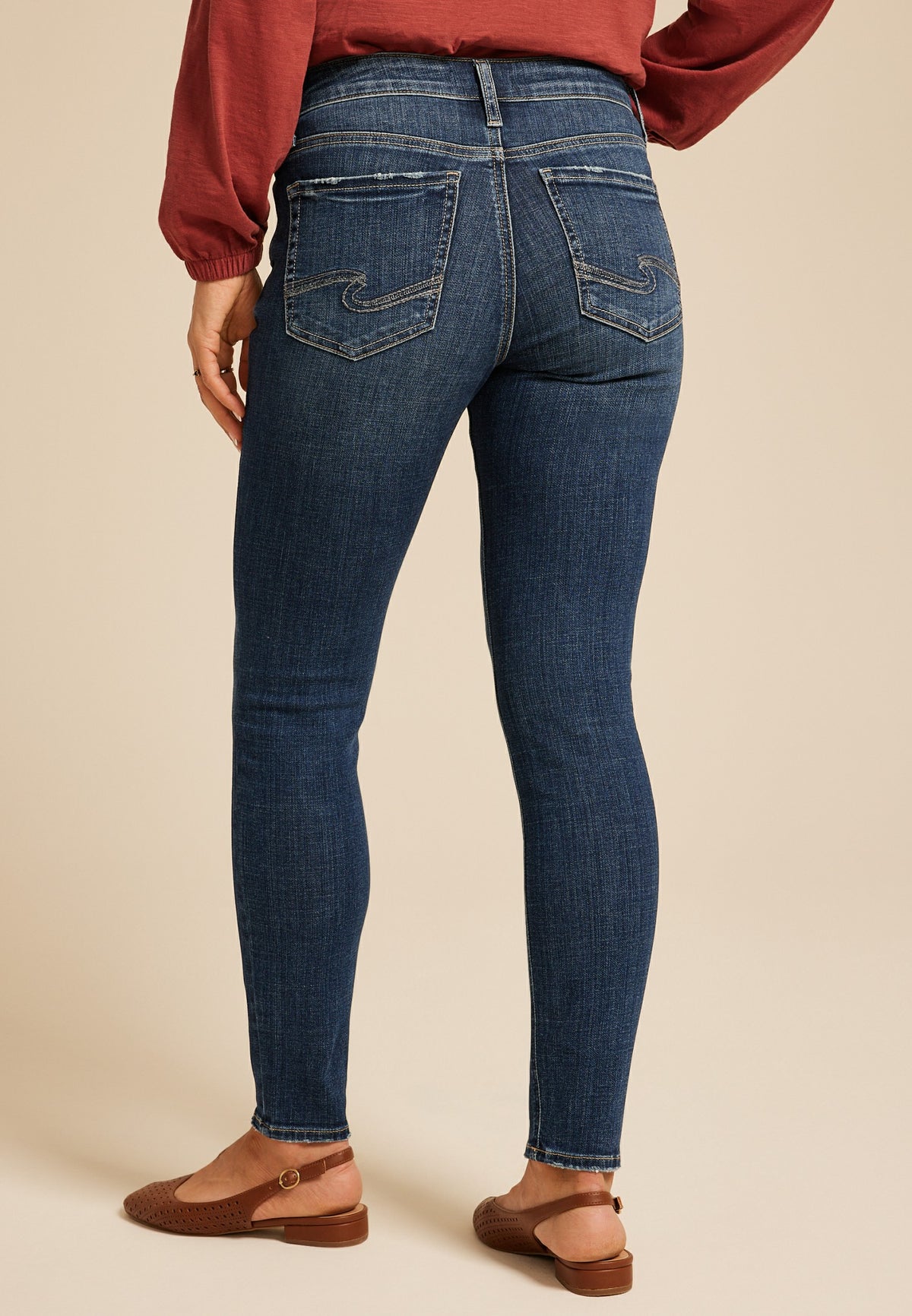 Maurices Silver Jeans Co.® Suki Curvy Mid Rise Skinny Jean