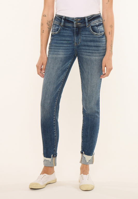 Maurices KanCan™ High Rise Destructed Cuff Skinny Jean