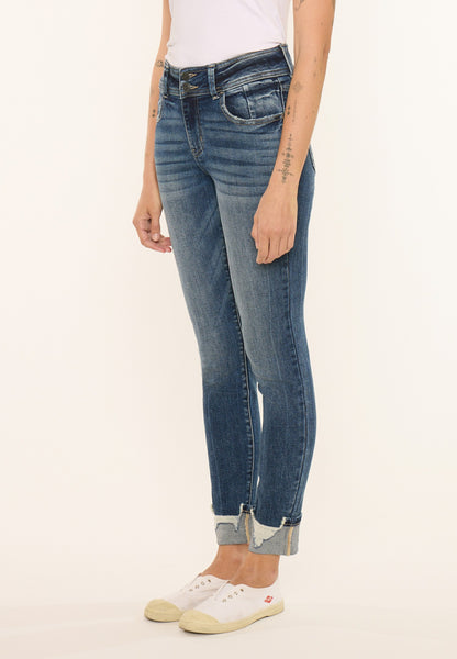 Maurices KanCan™ High Rise Destructed Cuff Skinny Jean