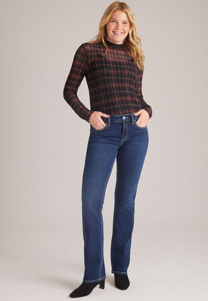 Maurices Silver Jeans Co. ® Suki Curvy Mid Rise Embellished Slim Boot Jeans