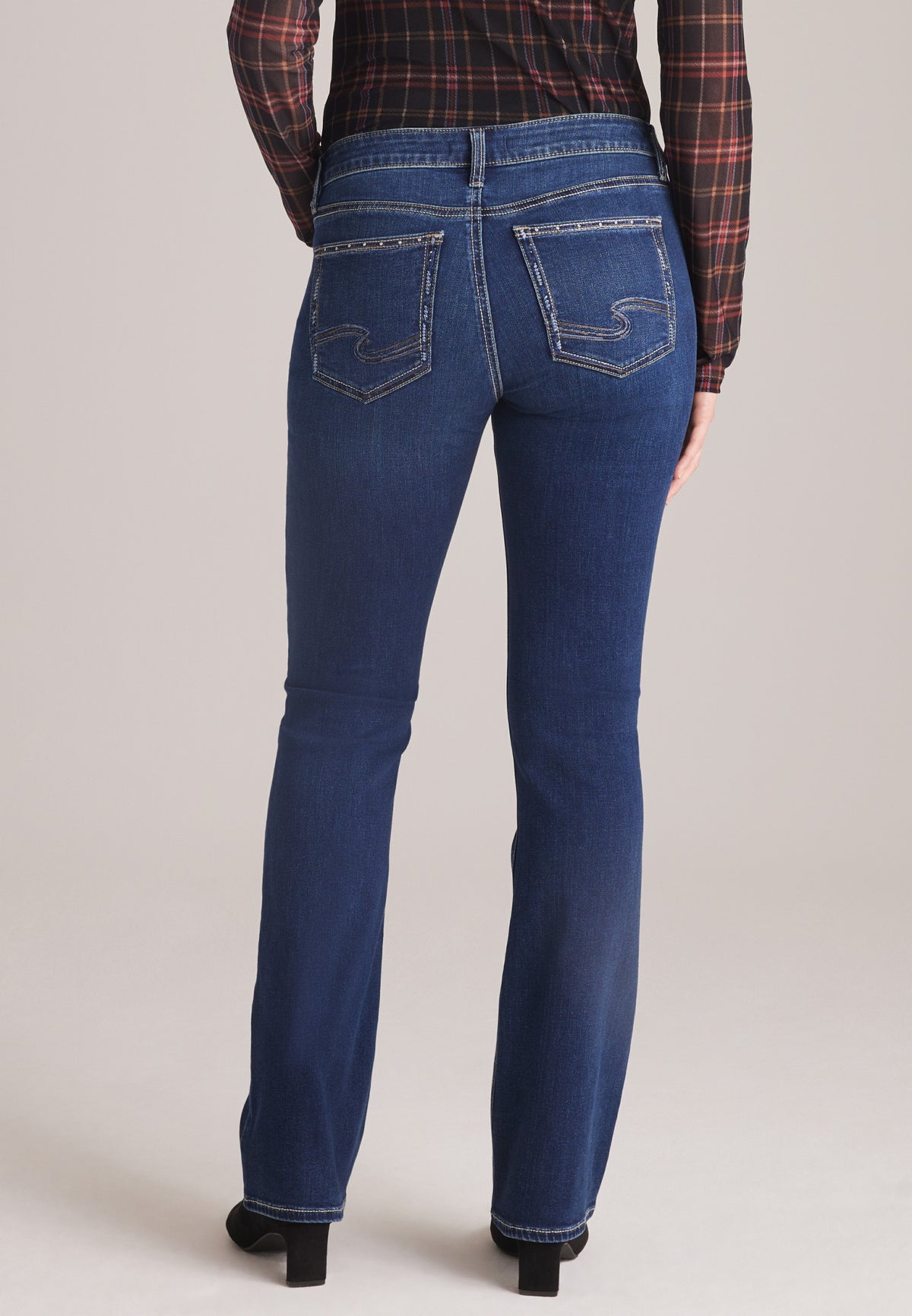 Maurices Silver Jeans Co. ® Suki Curvy Mid Rise Embellished Slim Boot Jeans