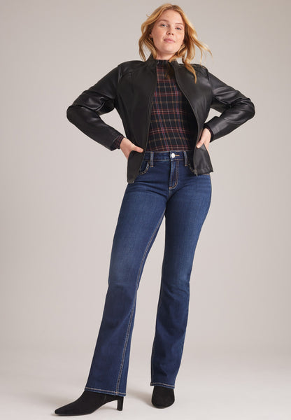Maurices Silver Jeans Co. ® Suki Curvy Mid Rise Embellished Slim Boot Jeans