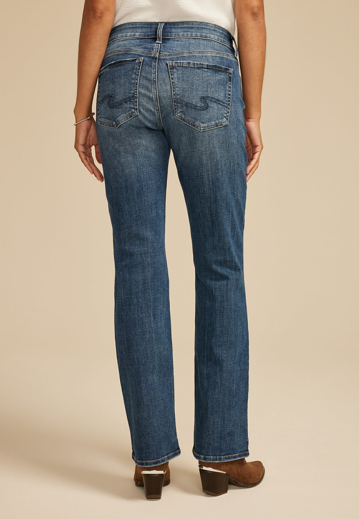Maurices Silver Jeans Co.® Suki Curvy Mid Rise Slim Boot Jean