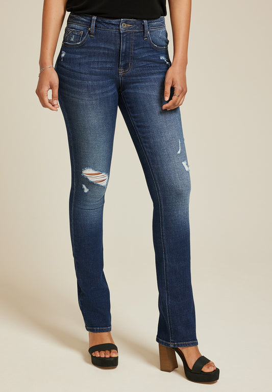 Maurices edgely™ Mid Rise Ripped Slim Boot Jean