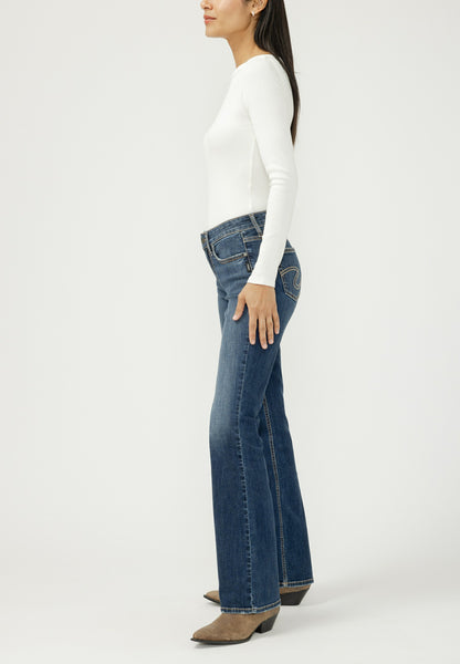Maurices Silver Jeans Co.® Suki Curvy Mid Rise Luxe Stretch Thick Stitch Bootcut Jean