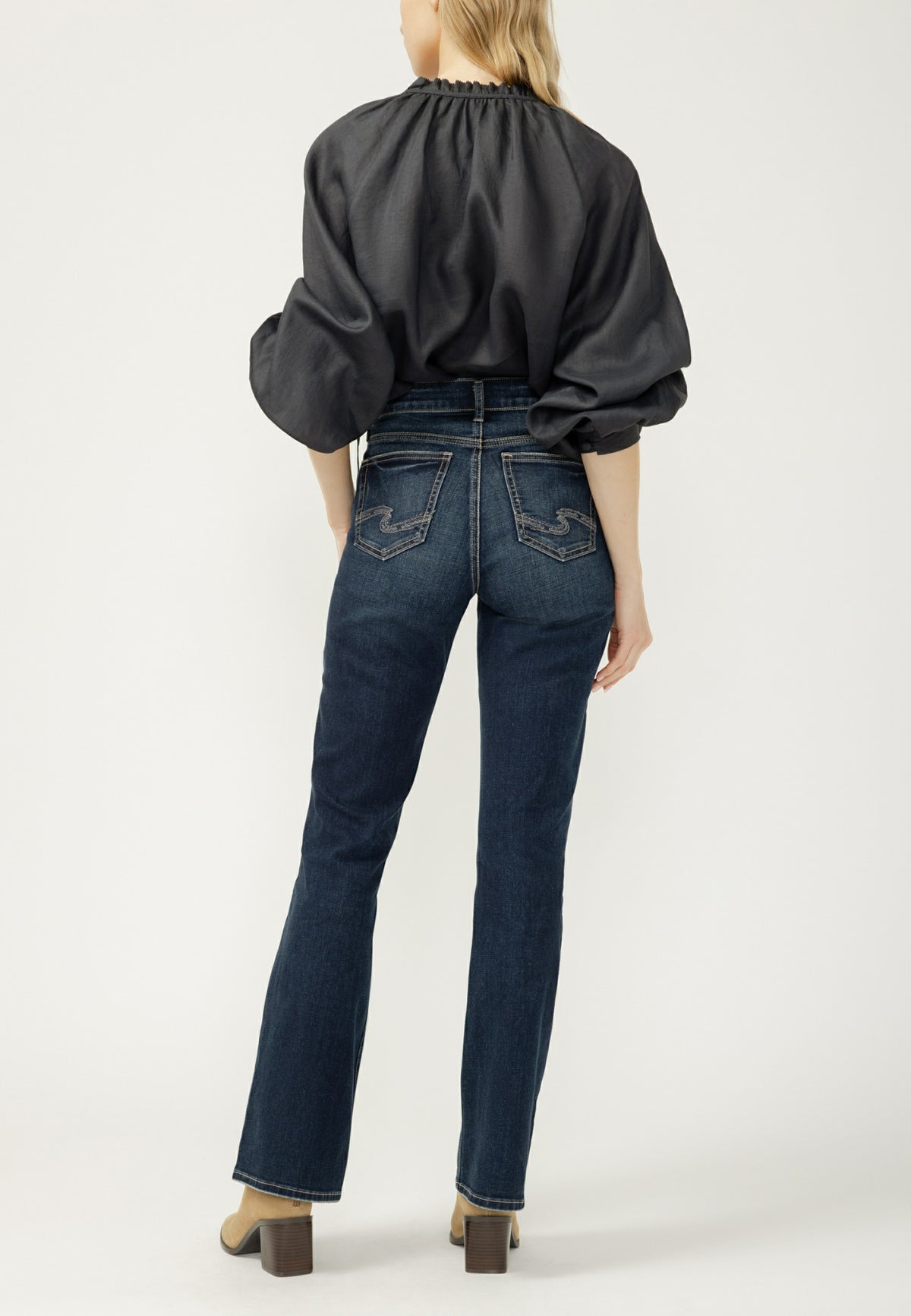 Maurices Silver Jeans Co.® Elyse Curvy Mid Rise Bootcut Jean