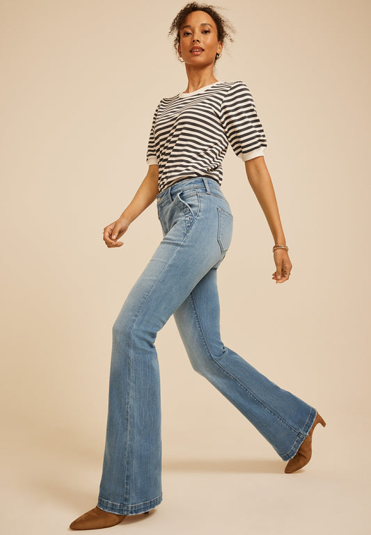 Maurices KanCan™ High Rise Trouser Pocket Flare Jean