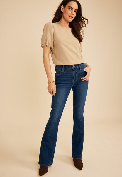 Maurices Everflex™ Dark High Rise Flare Jean