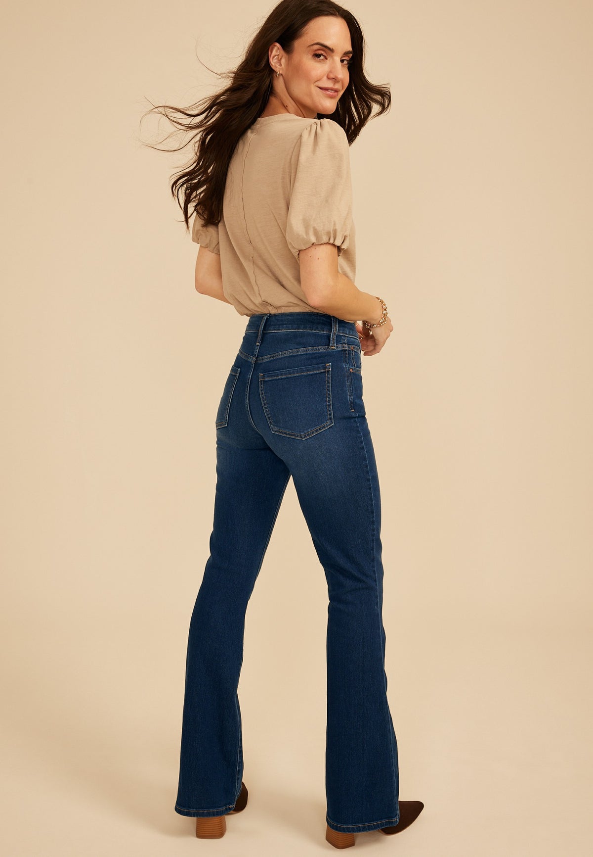 Maurices Everflex™ Dark High Rise Flare Jean