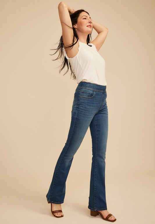 Maurices m jeans by maurices™ Super High Rise Pull On Lean Leg Flare Jean