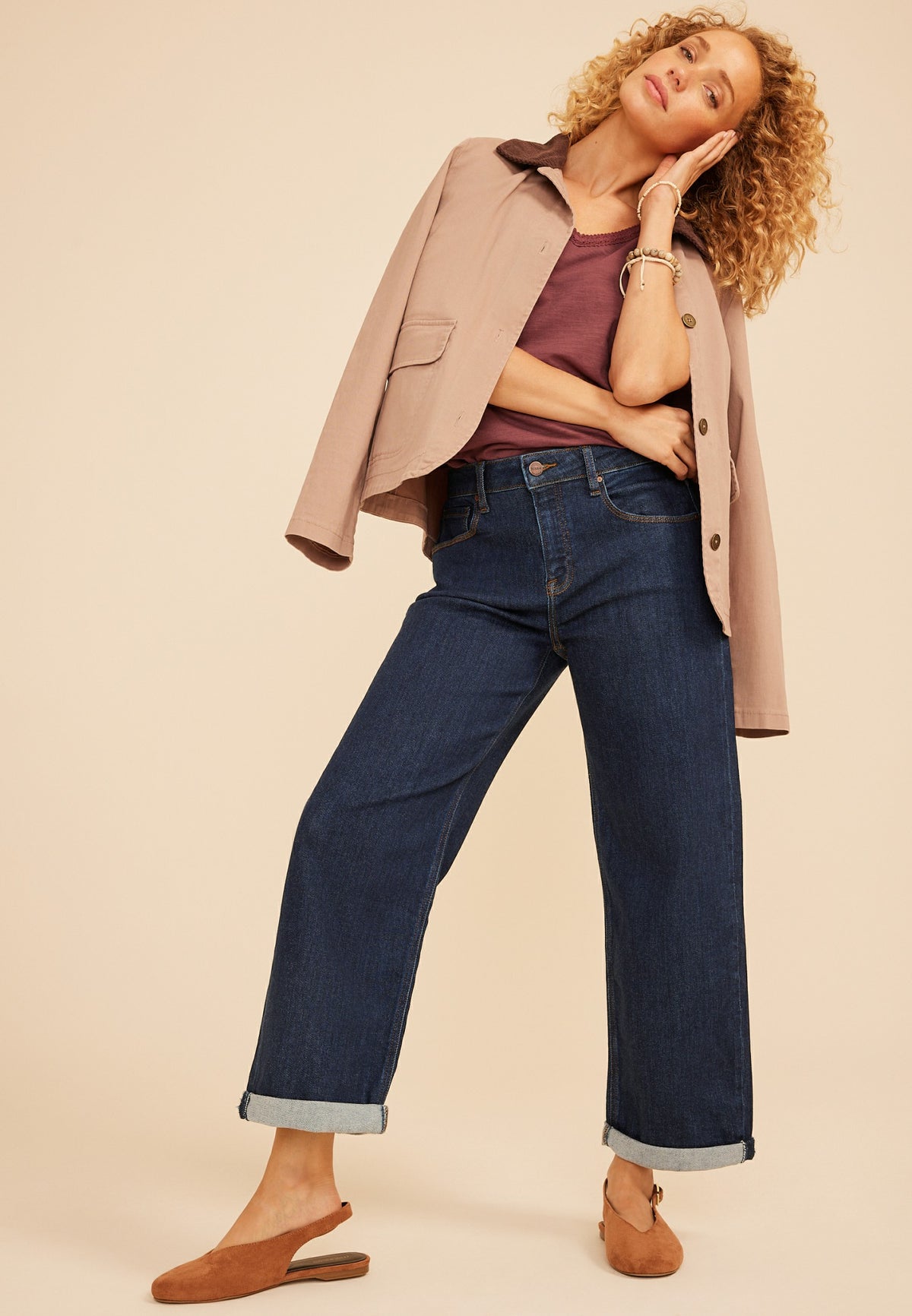 Maurices Risen Jeans® High Rise Rolled Hem Slouchy Boyfriend Ankle Jean