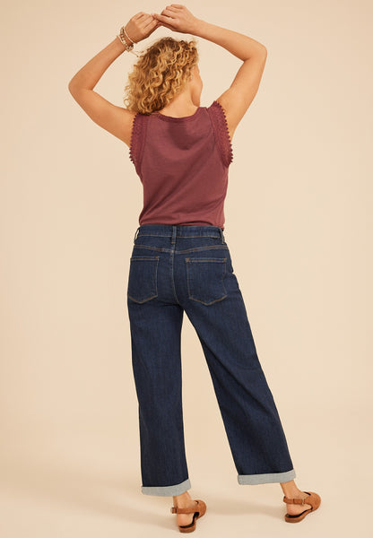 Maurices Risen Jeans® High Rise Rolled Hem Slouchy Boyfriend Ankle Jean