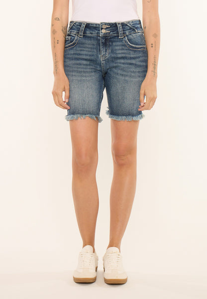 Maurices KanCan™ Mid Rise Frayed Hem 8in Bermuda Short