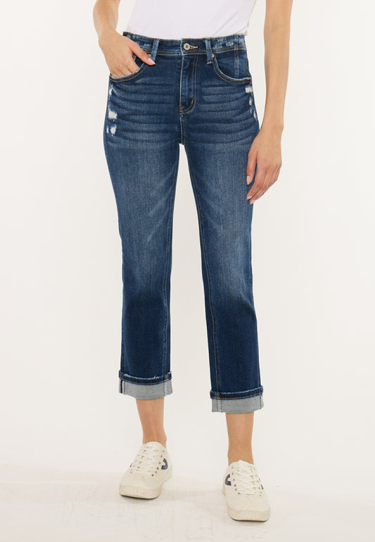 Maurices KanCan™ High Rise Cuff Hem Cropped Jean
