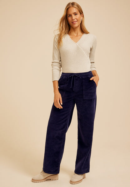 Maurices Stretch Corduroy Pull On Wide Leg Pant