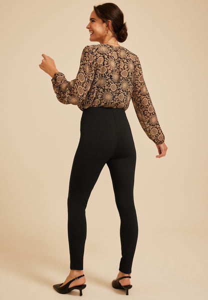 Maurices High Rise Pull On Ponte Skinny Pant