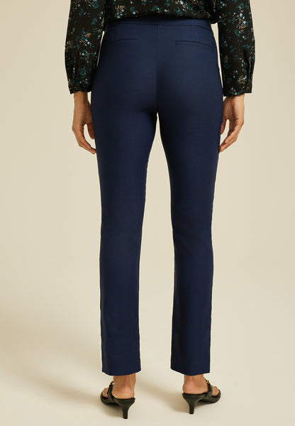 Maurices Bengaline High Rise Sateen Tab Pocket Slim Straight Pant