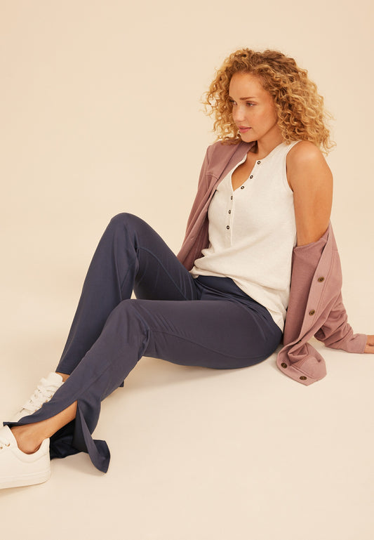 Maurices High Rise Side Slit Luxe Flare Legging