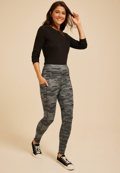 Maurices High Rise Camo Legging