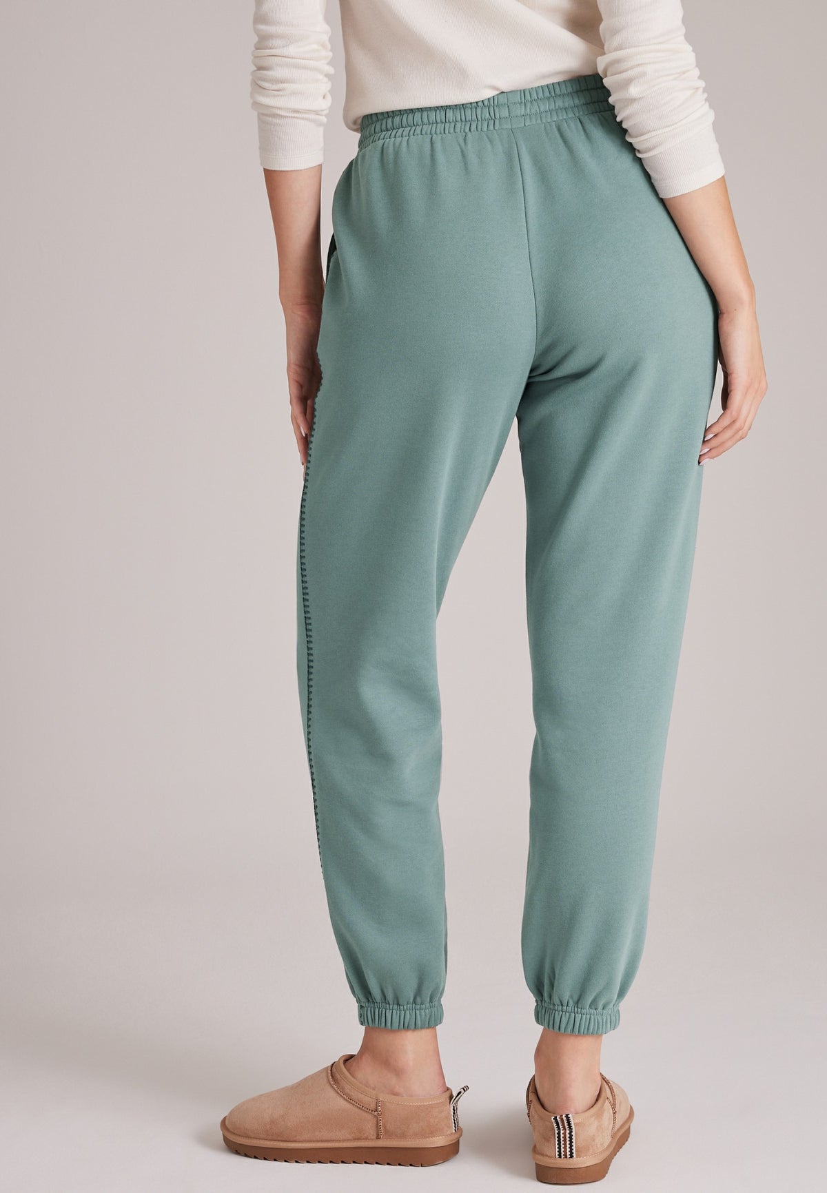 Maurices High Rise Whipstitch Jogger Pants