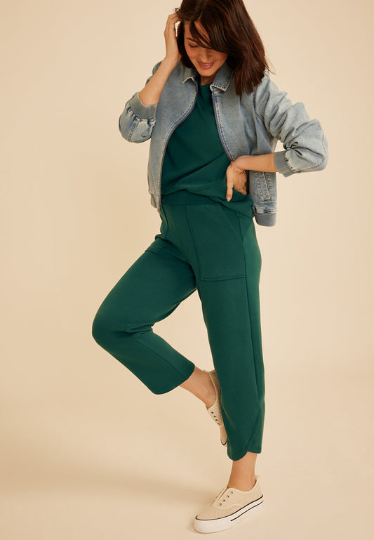 Maurices Cloud Scuba Knit High Rise Tulip Hem Pant