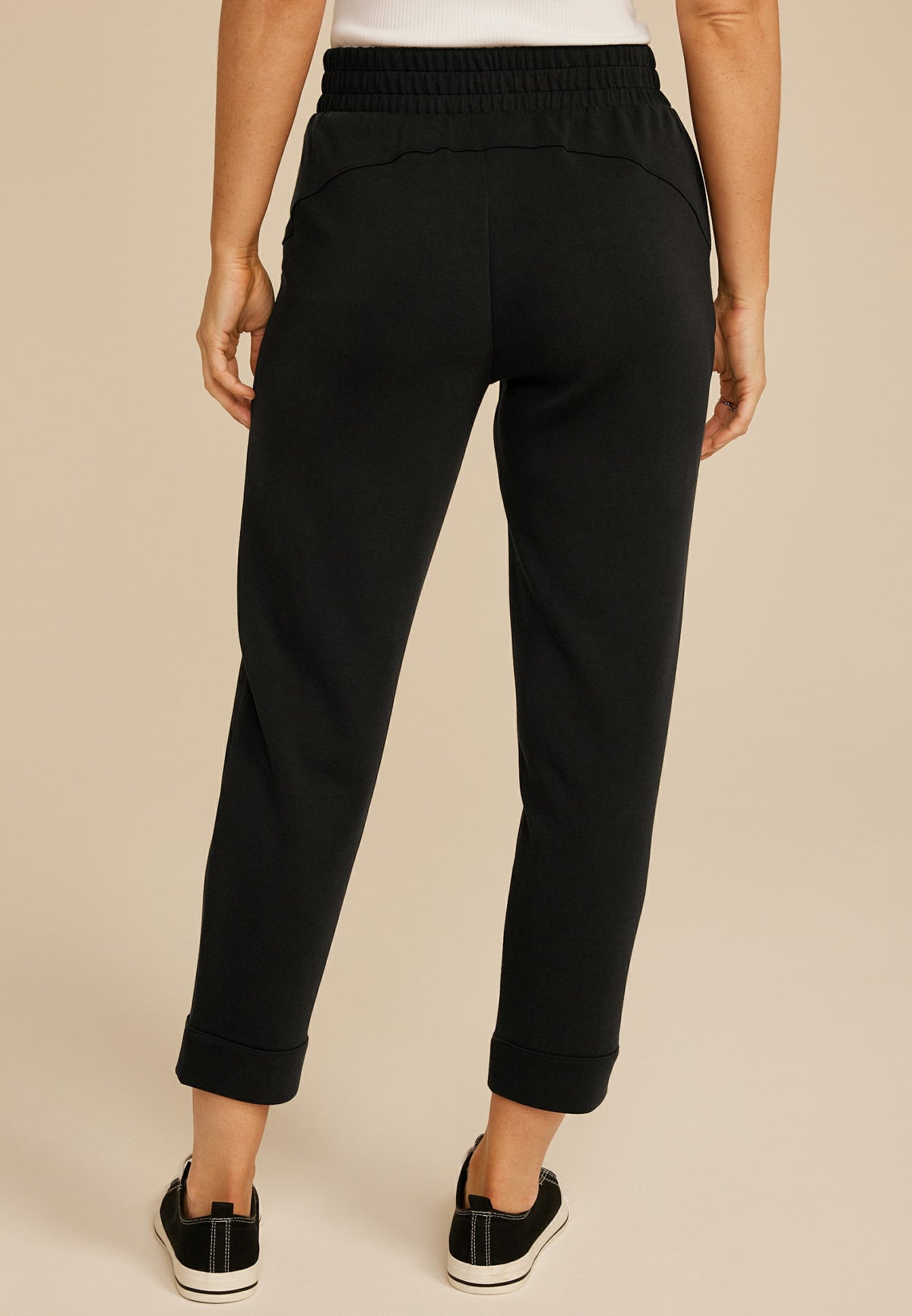 Maurices Cloud Scuba Knit High Rise Tapered Pant