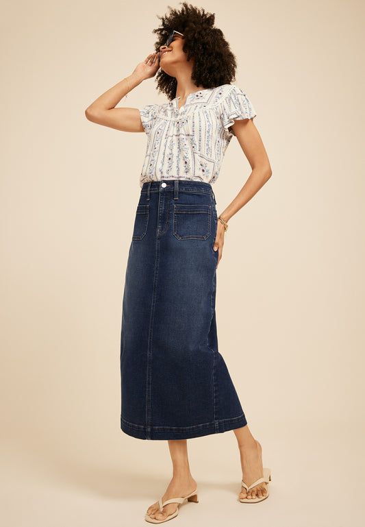 Maurices m jeans by maurices™ High Rise Patch Pocket Denim Skirt