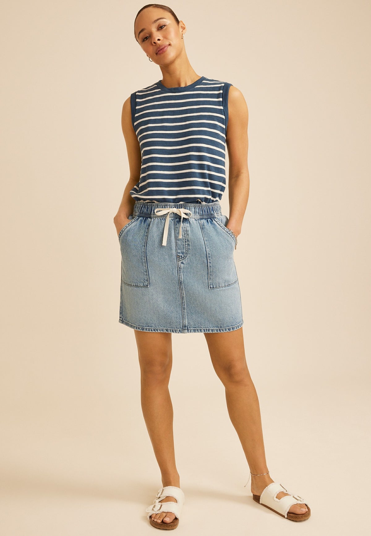 Maurices m jeans by maurices™ High Rise Light Soft Pull On Skirt