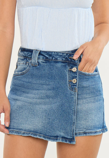 Maurices KanCan™ Dark High Rise Crossover Waist Skort