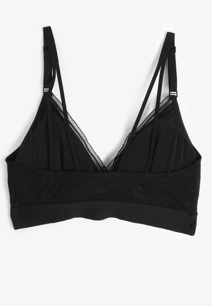 Maurices Vintage Lace Floral V Neck Bralette