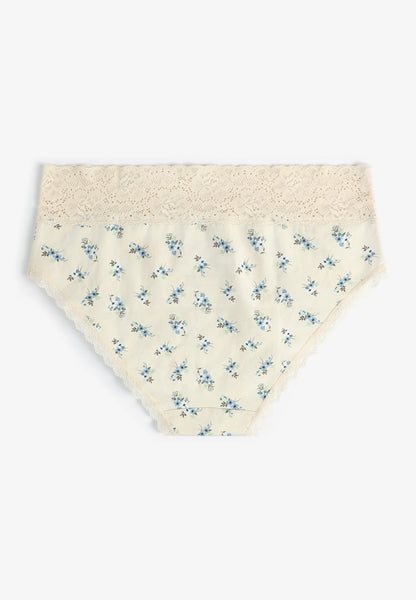 Maurices Simply Comfy Cotton Floral Print Hipster Panty