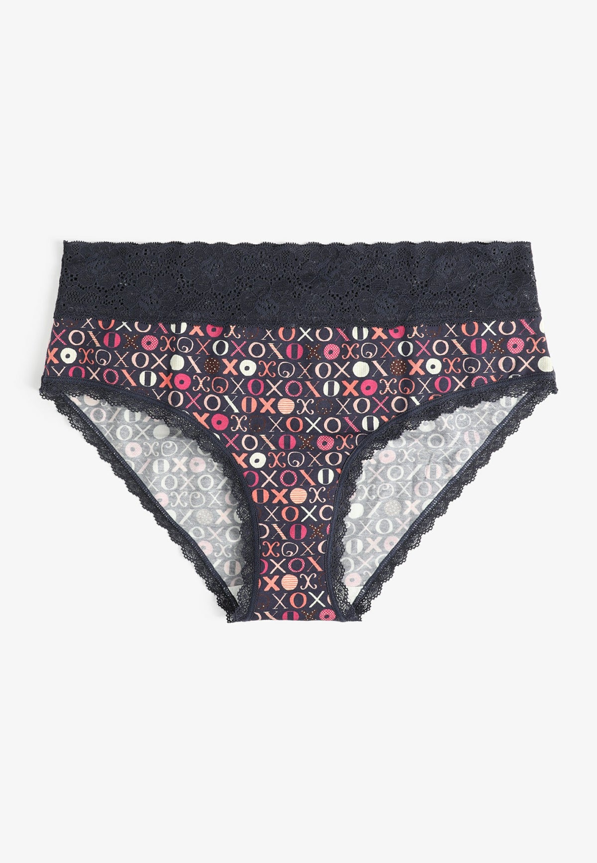 Maurices Simply Comfy Cotton XOXO Print Hipster Panty