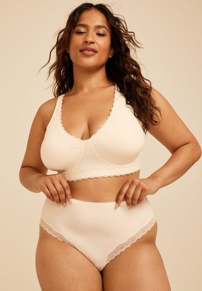 Maurices Micro Modal Lace Trim Bikini Panty