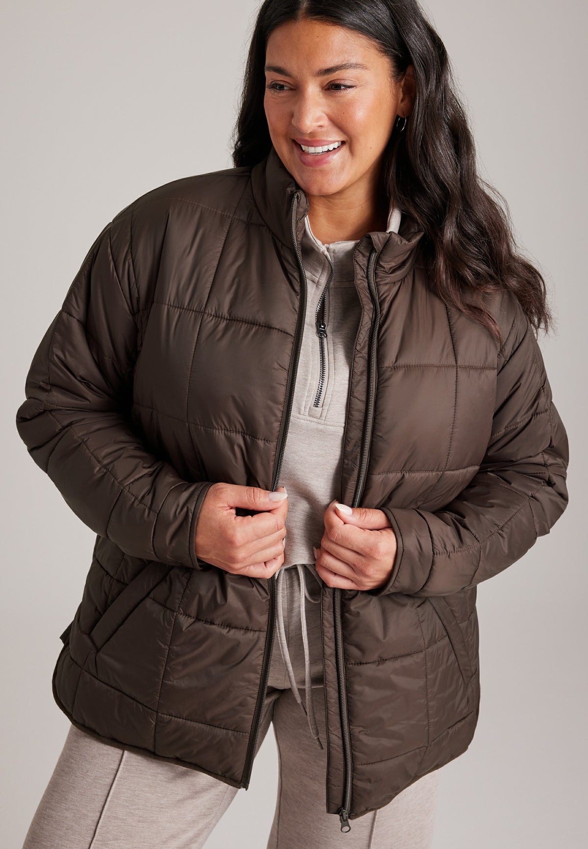 Maurices Plus Size Packable Quilted Puffer Jacket