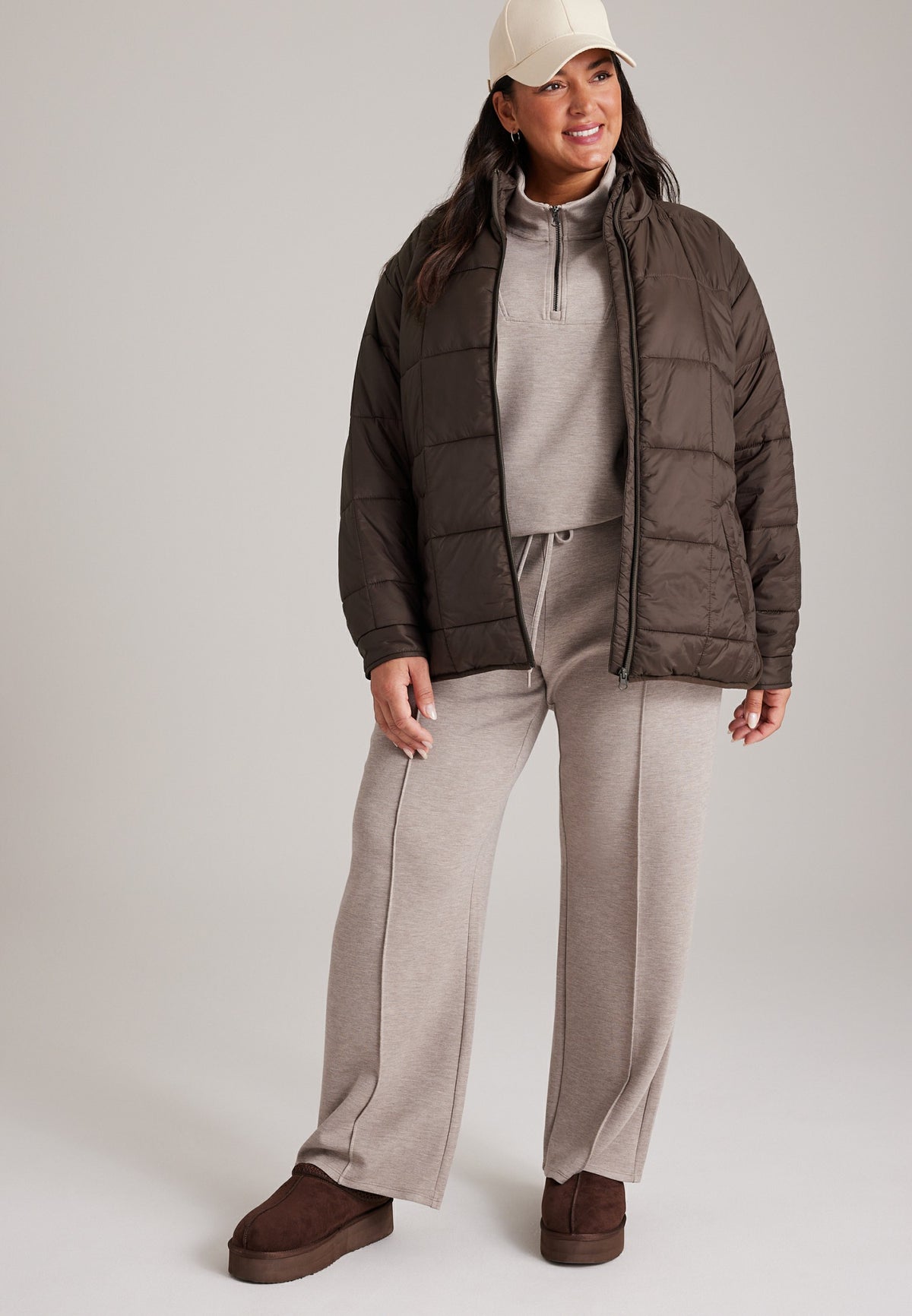 Maurices Plus Size Packable Quilted Puffer Jacket