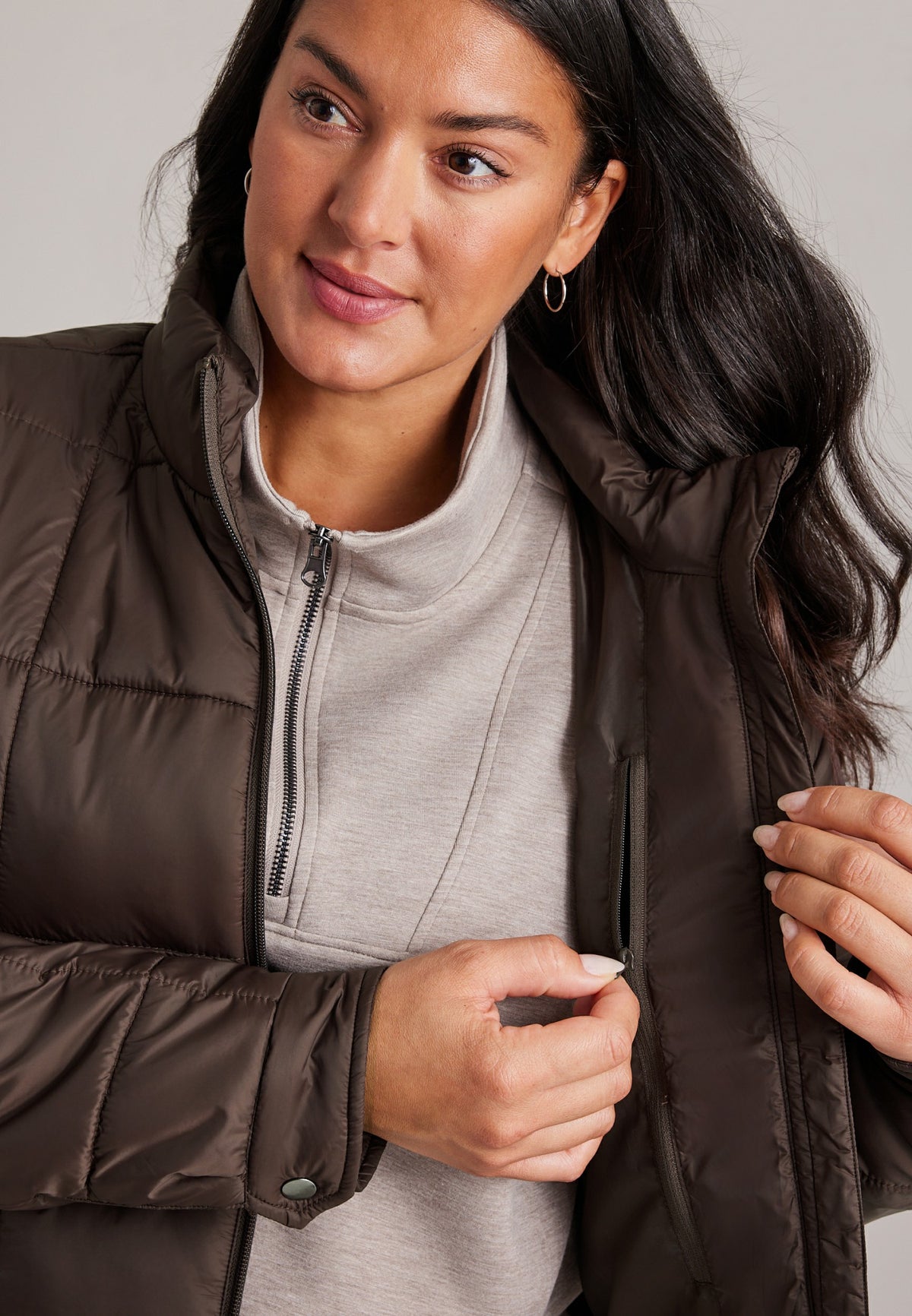 Maurices Plus Size Packable Quilted Puffer Jacket