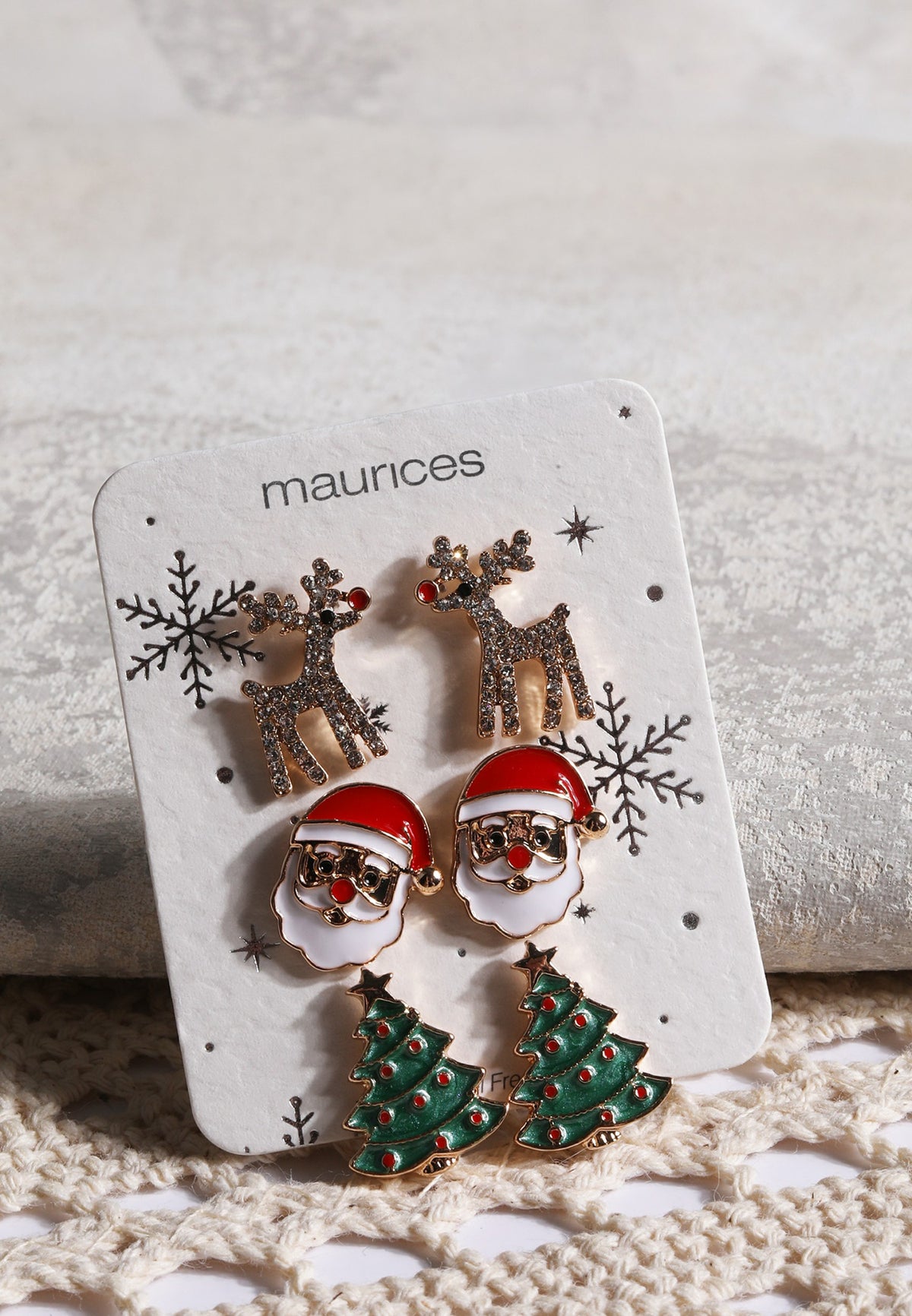 Maurices Holiday Icons Earring Set
